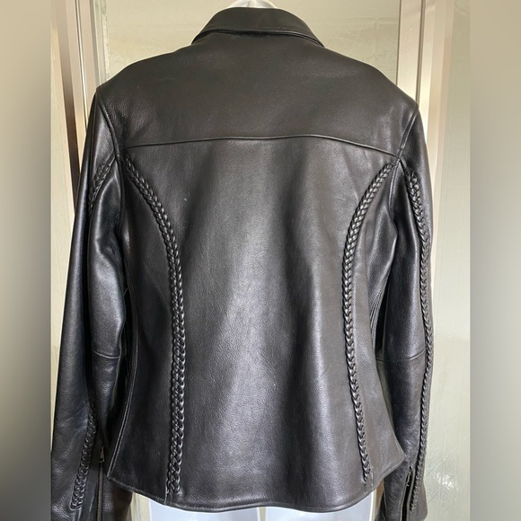 Women’s First Leather motorcycle jacket size L - Picture 2 of 5